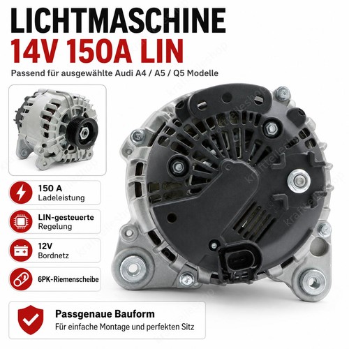 Lichtmaschine 059903016j 150a - lichtmaschine,